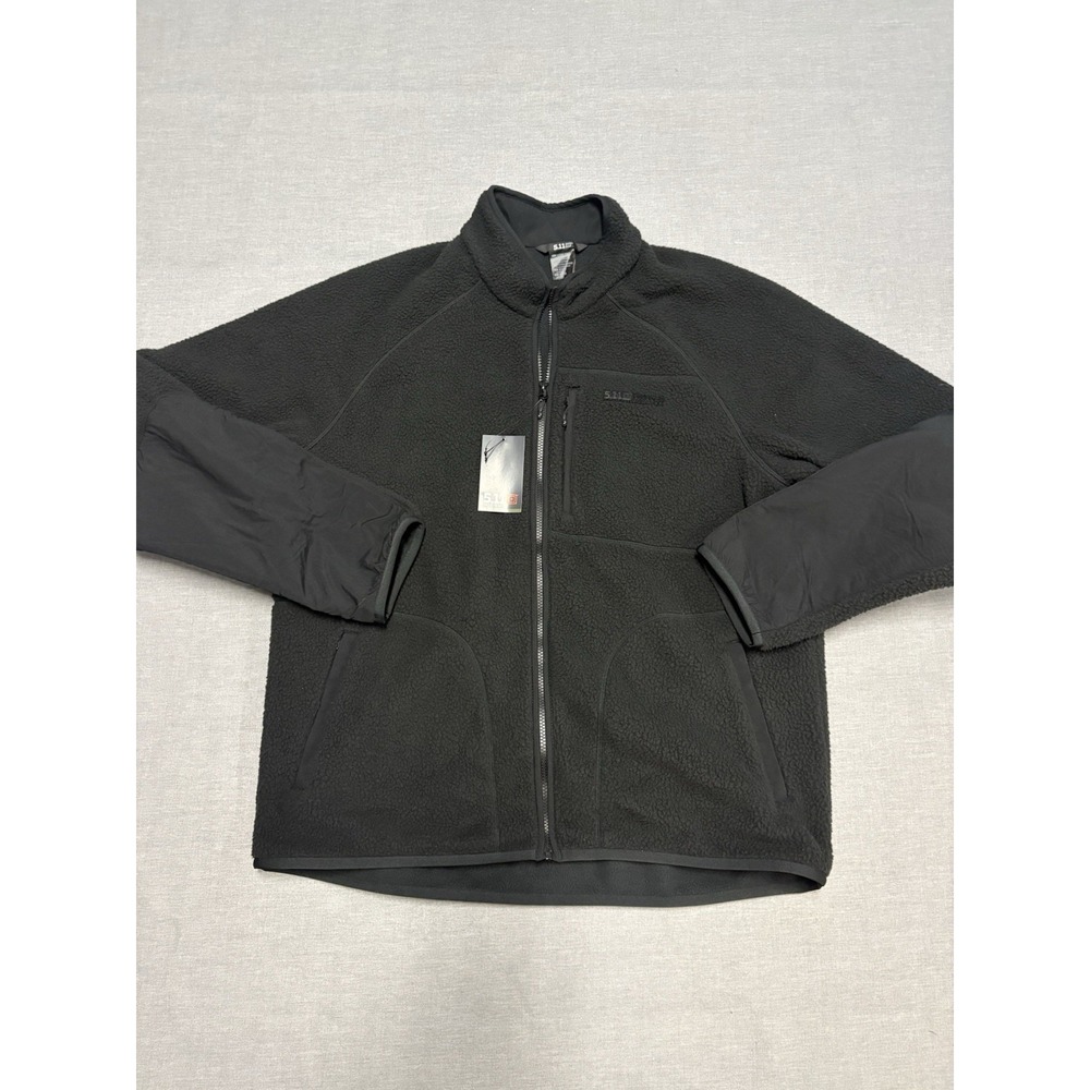 5.11 Tactical HQ Tech Fleece Full Zip Jacket Black Mens XL NEW NWT $118.00